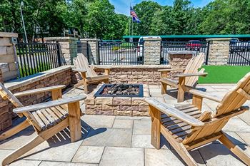 firepit at Tiffany Woods Apartments